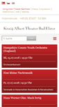 Mobile Screenshot of koenig-albert-theater.de