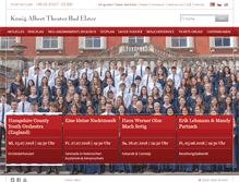 Tablet Screenshot of koenig-albert-theater.de